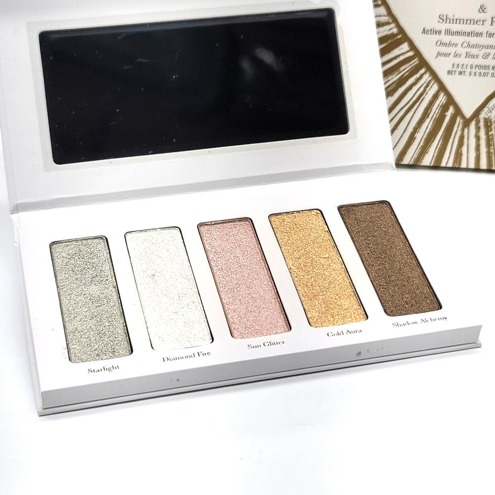 KYPRIS Set Illuminating Eye Serum & Primer 5 Pan Shimmer Palette Brightens NIB